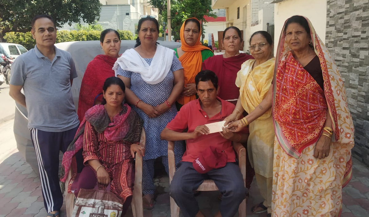 Amount given for the treatment of the accident victim